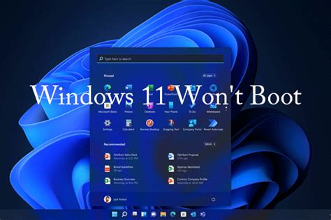 windows 11 won't boot from original m2